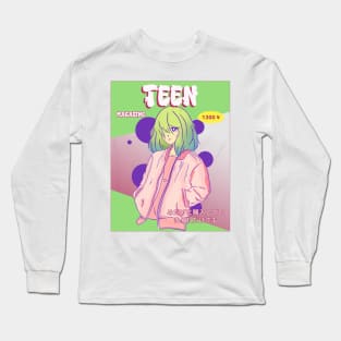 Teen Anime Magazine Long Sleeve T-Shirt